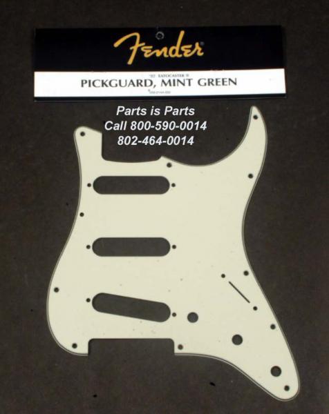 fender 62 stratocaster pickguard