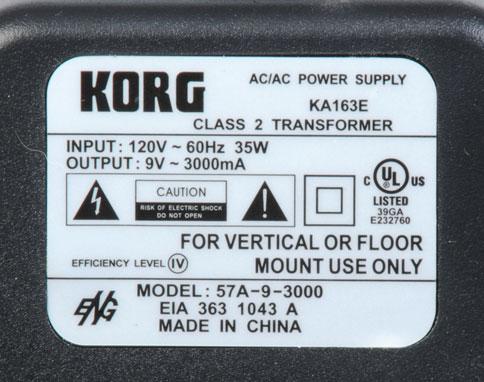 korg wavestate power supply