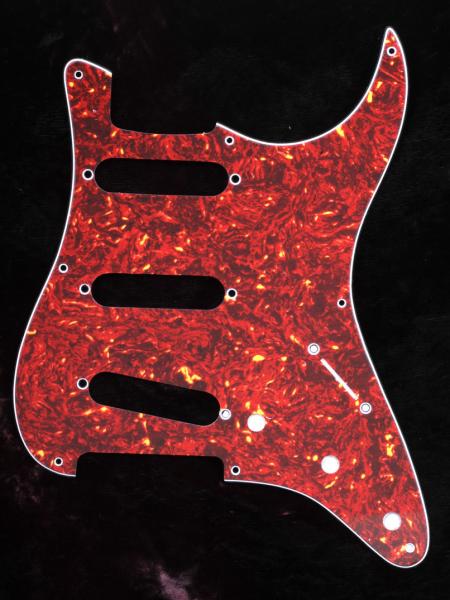 fender strat red pickguard